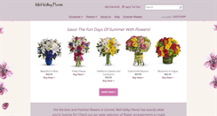 Desktop Screenshot of midvalleyflorist.com